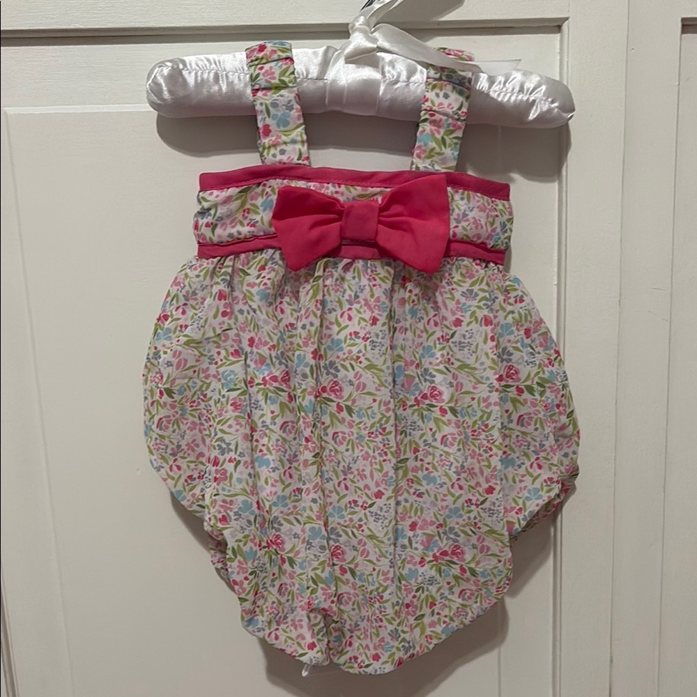 Floral Pink Bow Bubble
